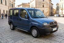 Fiat Doblo I 2005–2010 Sidetrin New Vision Black (2 stk., aluminium) Standard base foto 1