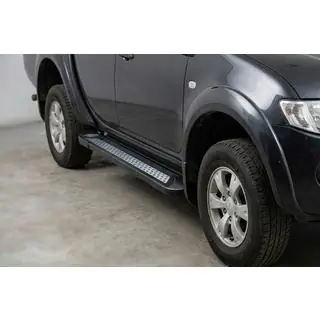 Sidetrin New Vision Black (2 stk., aluminium) foto 1