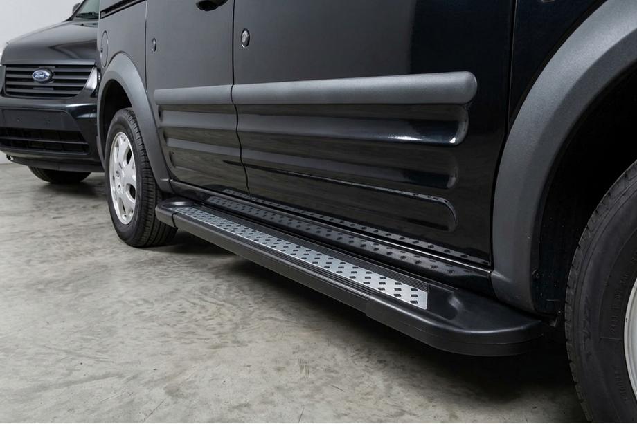Ford Connect 2002–2006 Sidetrin New Vision Black (2 stk., aluminium) Image