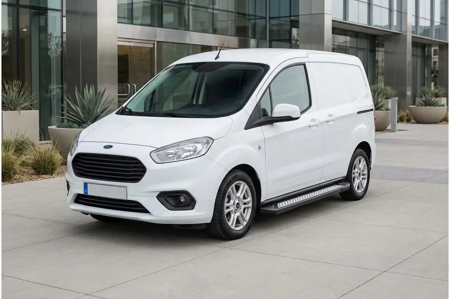 Ford Courier 2014–2023 Sidetrin New Vision Black (2 stk., aluminium) Image