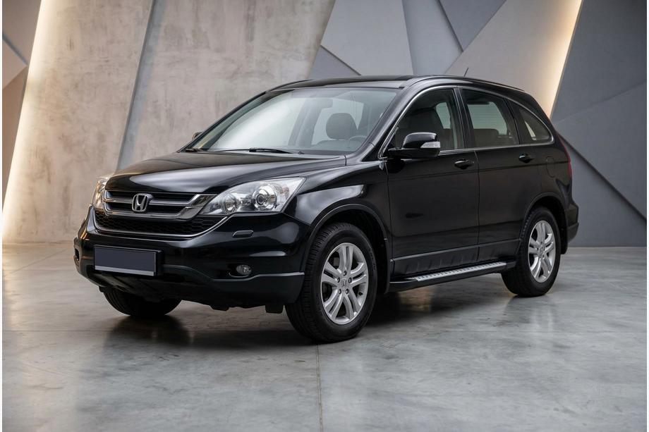 Honda CRV 2007–2011 Sidetrin New Vision Black (2 stk., aluminium) Image