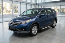 Honda CRV 2012–2016 Sidetrin New Vision Black (2 stk., aluminium) foto 1