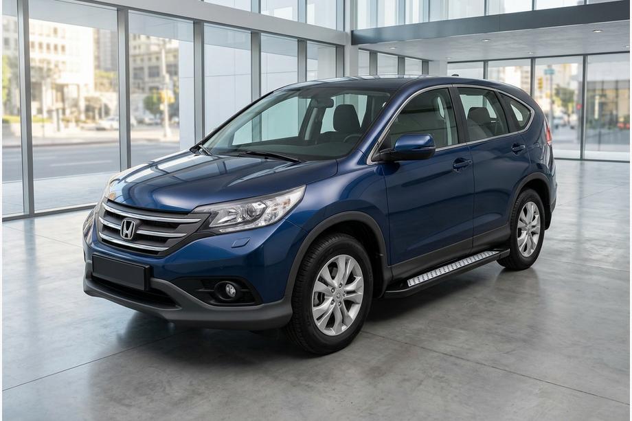 Honda CRV 2012–2016 Sidetrin New Vision Black (2 stk., aluminium) Image