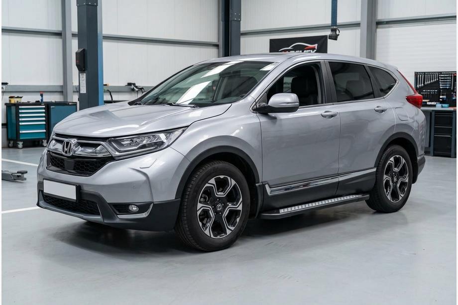 Honda CRV 2017–2022 Sidetrin New Vision Black (2 stk., aluminium) Image