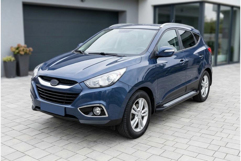 Hyundai IX-35 2010–2015 Sidetrin New Vision Black (2 stk., aluminium) Image