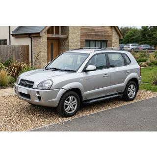 Sidetrin New Vision Black (2 stk., aluminium) Hyundai Tucson JM 2004– foto 1