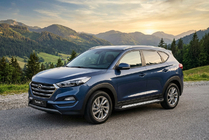 Hyundai Tucson TL 2016–2021 Sidetrin New Vision Black (2 stk., aluminium) foto 1