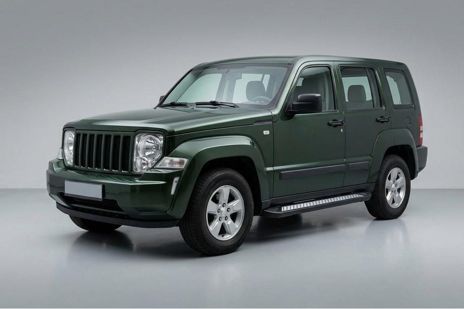Jeep Cherokee/Liberty 2007–2013 Sidetrin Vision New Black (2 stk., aluminium) Image