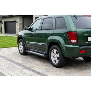 Sidetrin New Vision Black (2 stk., aluminium) Jeep Grand Cherokee WK 2004–2010 foto 1