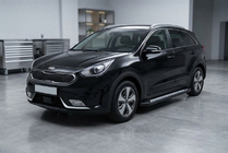 Kia Niro 2016–2021 Sidetrin New Vision Black (2 stk., aluminium) foto 1