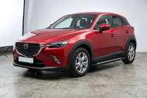 Mazda CX-3 2015– Sidetrin Vision New Black (2 stk., aluminium) foto 1