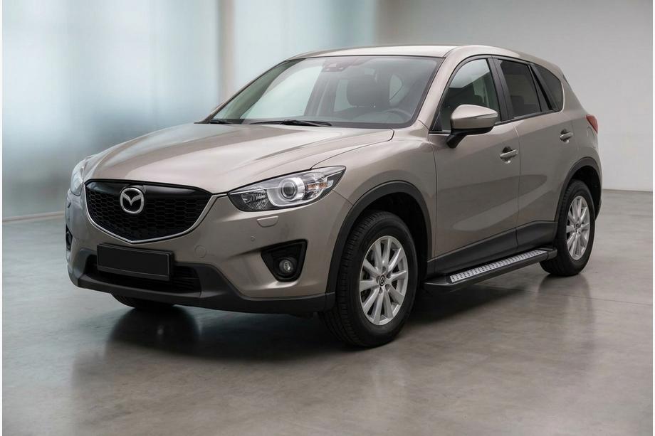 Mazda CX-5 2012–2017 Sidetrin New Vision Black (2 stk., aluminium) Image