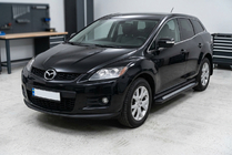 Mazda CX-7 2006–2012 Sidetrin New Vision Black (2 stk., aluminium) foto 1