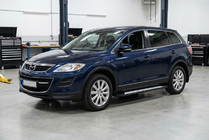 Mazda CX-9 2007–2016 Sidetrin New Vision Black (2 stk., aluminium) foto 1