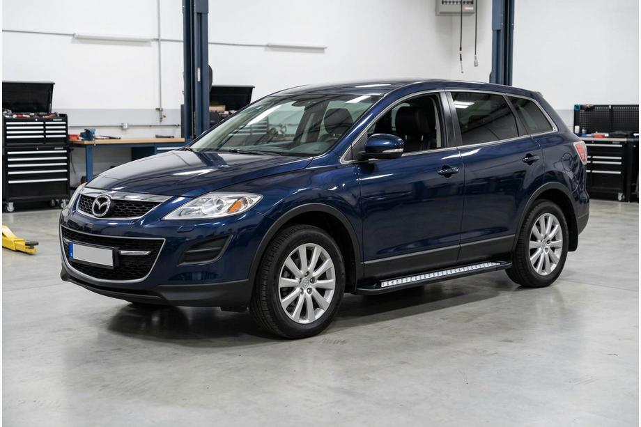 Mazda CX-9 2007–2016 Sidetrin New Vision Black (2 stk., aluminium) Image