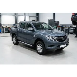 Sidetrin New Vision Black (2 stk., aluminium)