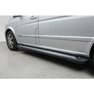 Sidetrin New Vision Black (2 stk., aluminium) foto 1
