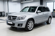 Mercedes GLK-klasse X204 2008–2015 Sidetrin New Vision Black (2 stk., aluminium) foto 1