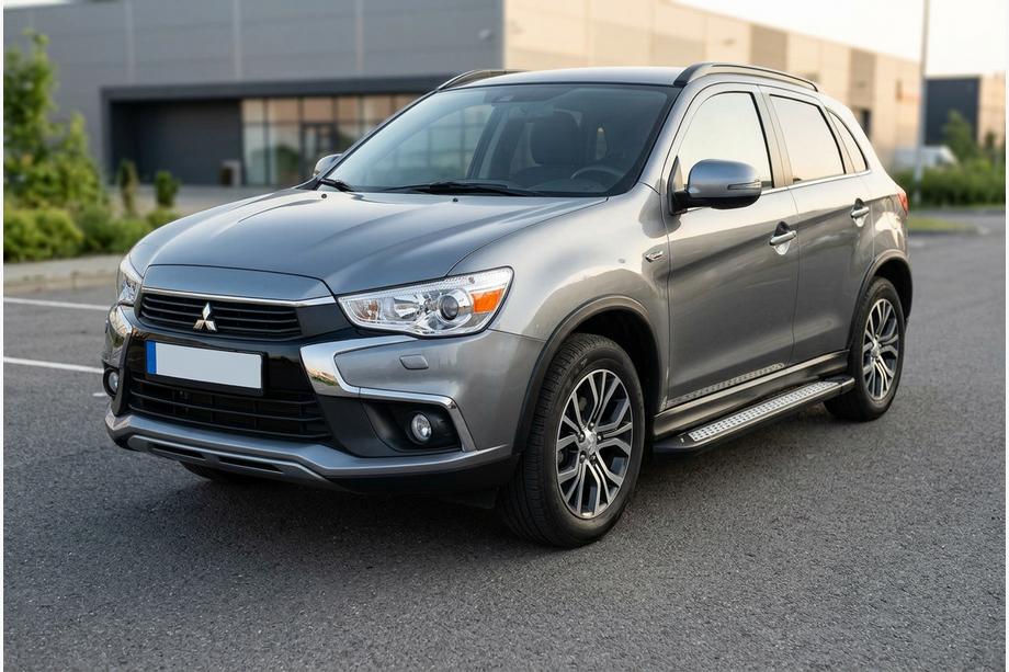 Mitsubishi ASX 2010–2023 Sidetrin New Vision Black (2 stk., aluminium) Image