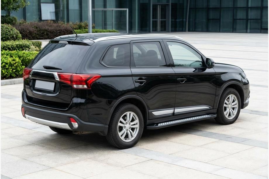 Mitsubishi Outlander 2012–2021 Sidetrin New Vision Black (2 stk., aluminium) Foto 1