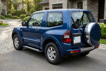 Mitsubishi Pajero Wagon III 1999–2006 Sidetrin New Vision Black (2 stk., aluminium) foto 1