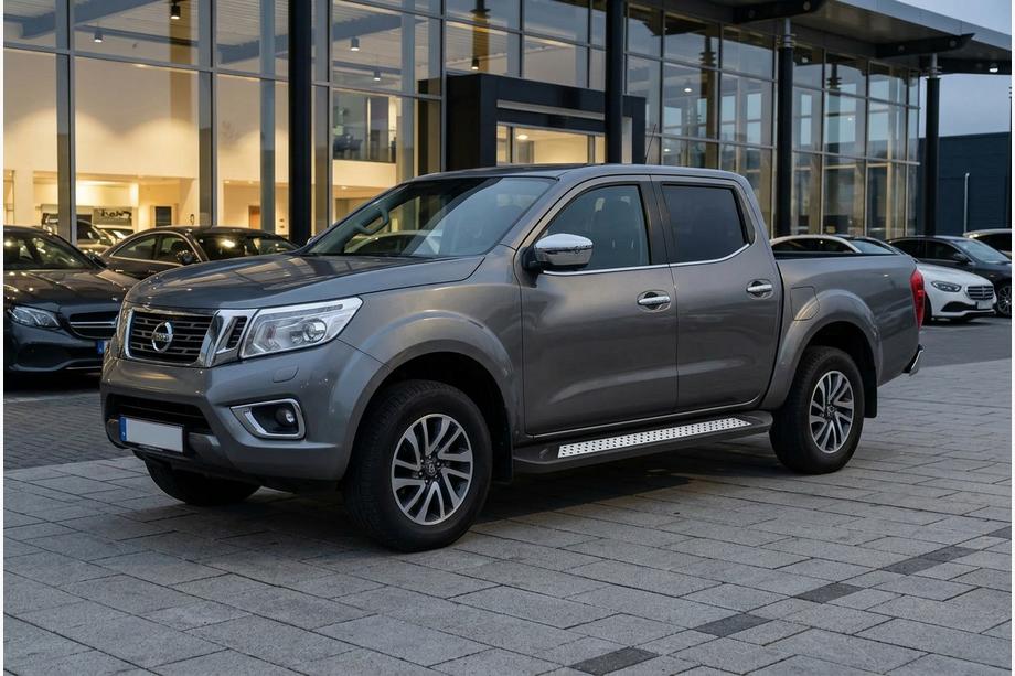 Nissan Navara/NP300 2016– Sidetrin New Vision Black (2 stk., aluminium) Image