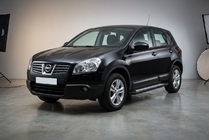 Nissan Qashqai 2007–2010 Sidetrin New Vision Black (2 stk., aluminium) foto 1