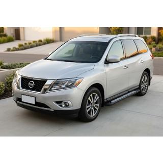 Sidetrin New Vision Black (2 stk., aluminium) Nissan Pathfinder R52 2012–2021 foto 1