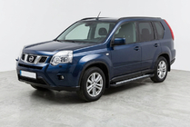 Nissan X-trail T31 2007–2014 Sidetrin New Vision Black (2 stk., aluminium) foto 1