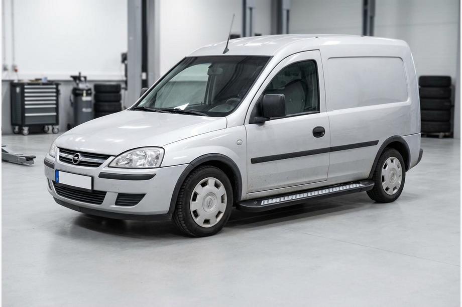Opel Combo 2002–2012 Sidetrin New Vision Black (2 stk., aluminium) Image