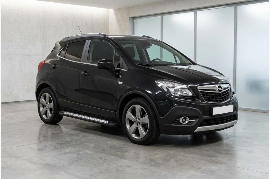 Opel Mokka 2012–2021 Sidetrin New Vision Black (2 stk., aluminium) Image