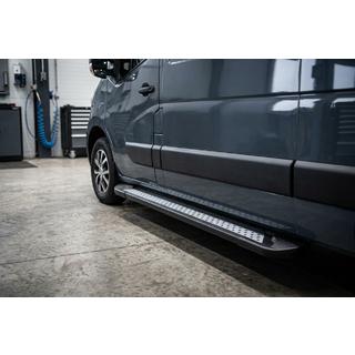 Sidetrin New Vision Black (2 stk., aluminium) Opel Movano 2010–2021 foto 1