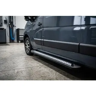 Sidetrin New Vision Black (2 stk., aluminium) foto 1