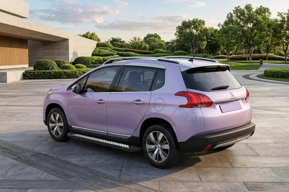 Peugeot 3008 2008–2016 Sidetrin New Vision Black (2 stk., aluminium) Image