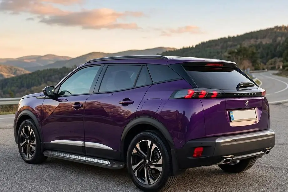 Peugeot 3008 2016–2023 Sidetrin New Vision Black (2 stk., aluminium) Image