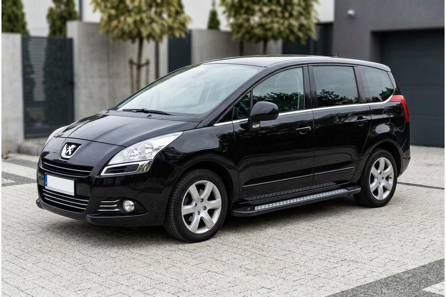Peugeot 5008 2009–2016 Sidetrin New Vision Black (2 stk., aluminium) Image