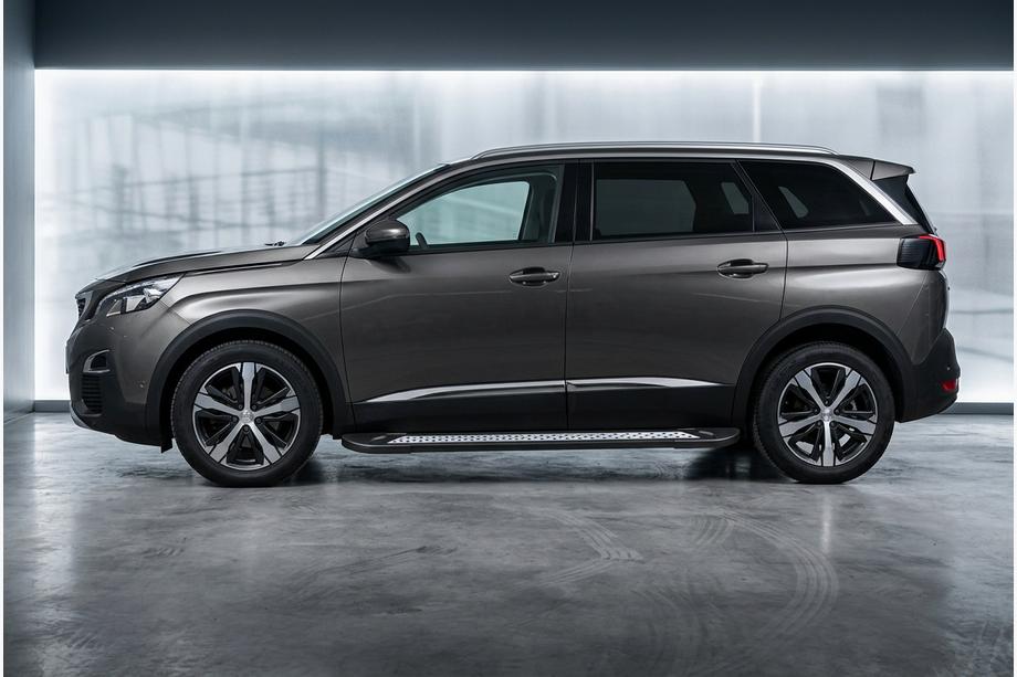Peugeot 5008 2016–2023 Sidetrin New Vision Black (2 stk., aluminium) Image