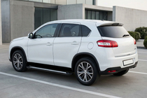 Peugeot 4008 2012–2017 Sidetrin New Vision Black (2 stk., aluminium) foto 1
