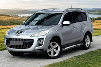 Peugeot 4007 2007–2013 Sidetrin New Vision Black (2 stk., aluminium) foto 1