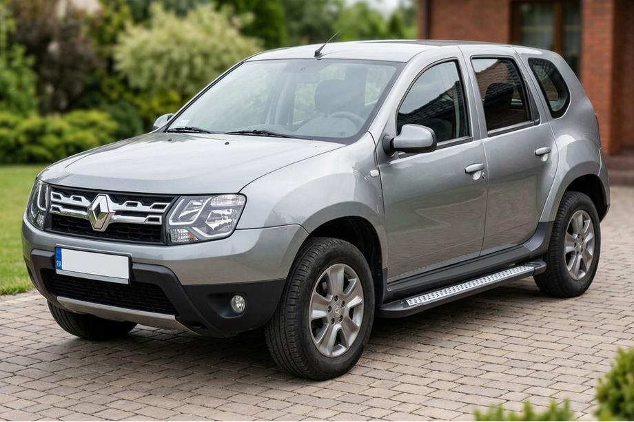 Renault Duster 2008–2017 Sidetrin New Vision Black (2 stk., aluminium) Image