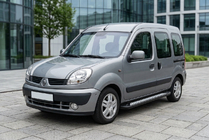 Renault Kangoo 1998–2008 Sidetrin New Vision Black (2 stk., aluminium) foto 1