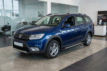Renault Logan MCV 2013–2022 Sidetrin New Vision Black (2 stk., aluminium) foto 1