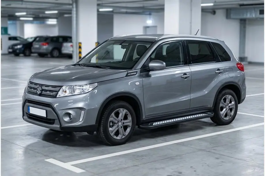 Suzuki Vitara 2015– Sidetrin New Vision Black (2 stk., aluminium) Image