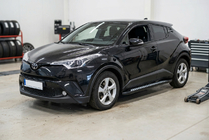 Toyota C-HR 2016–2023 Sidetrin New Vision Black (2 stk., aluminium) foto 1