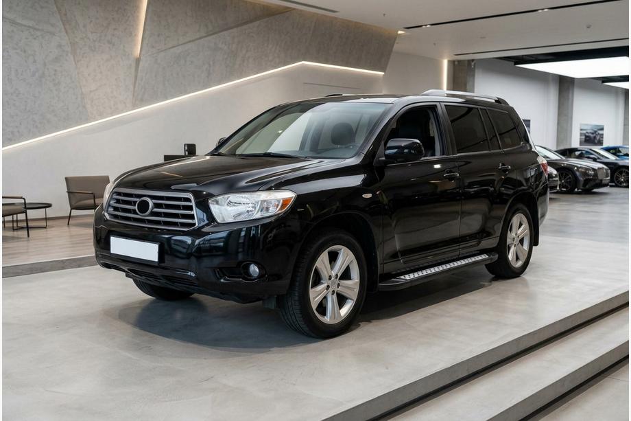Toyota Highlander 2008–2013 Sidetrin New Vision Black (2 stk., aluminium) Image