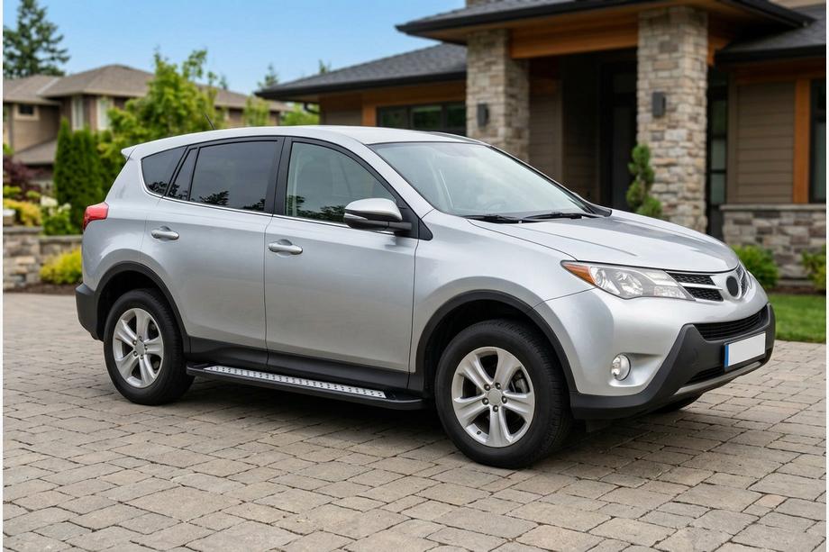 Toyota Rav 4 2013–2018 Sidetrin New Vision Black (2 stk., aluminium) Image