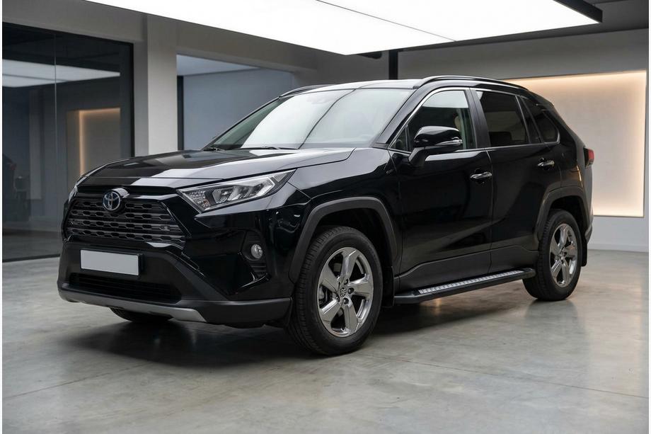 Toyota Rav 4 2019–2025 Sidetrin New Vision Black (2 stk., aluminium) Image