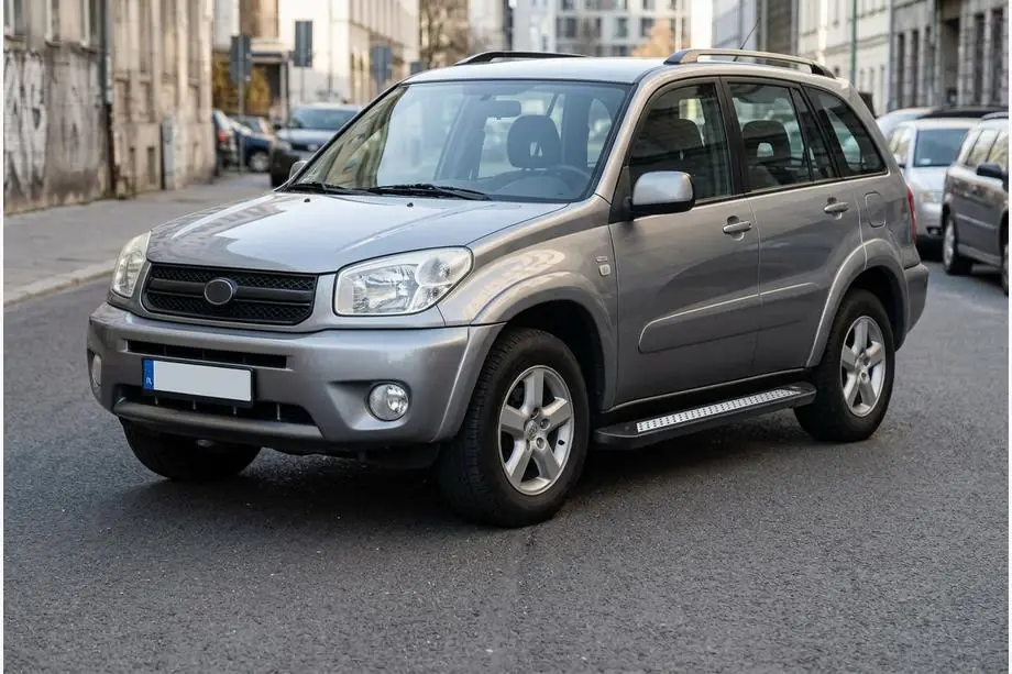 Toyota Rav 4 2001–2005 Sidetrin New Vision Black (2 stk., aluminium) Image