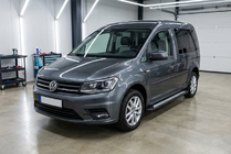 Volkswagen Caddy 2015–2020 Sidetrin New Vision Black (2 stk., aluminium) Maxi hjulbase foto 1