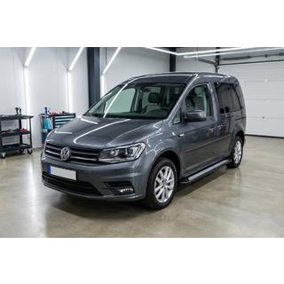 Sidetrin New Vision Black (2 stk., aluminium) Volkswagen Caddy 2015–2020 foto 1
